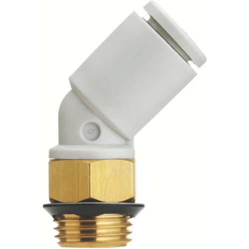 SMC一键管安装45&deg;肘联合8mm ・1/8 KQ2K08-U01A