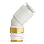 SMC一键管安装45&deg;肘部4mm M5x0.8 KQ2K04-M5A