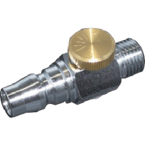 Yamato金属耦合耦合插头与流动调节（用于女性螺钉安装）Bly22-PMFT大侧安装大小G1/4 BLY22-PMFT