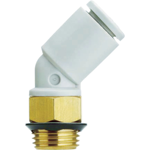 SMC一键管安装45&deg;肘部Unim 10mm ・1/4 KQ2K10-U02A