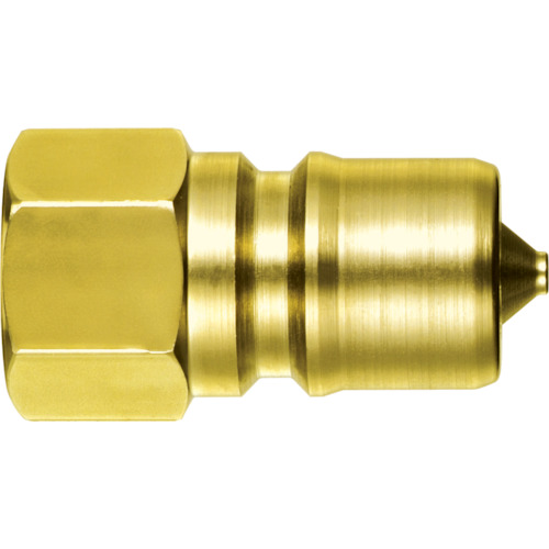 Nitto SP联轴器类型A插头插头黄铜硝化橡胶NBR（SG）主要侧安装尺寸R1/8（07887） 1P-A BRASS NBR