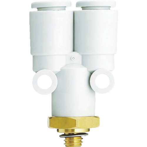 SMC一触管配件分支6mm M6x1 KQ2U06-M6A