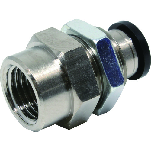 Pisco Tube拟合女性半导体墙直接管8连接直径R1/4 PMF8-02