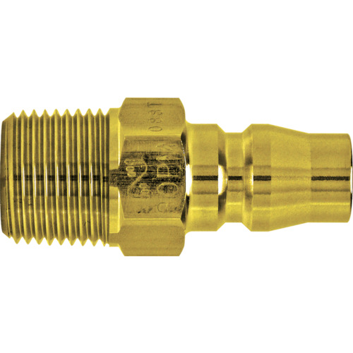 Nitto黄铜高耦合器（女螺钉安装插头）主要侧RC3/8 1.5MPA BSBM-30PM