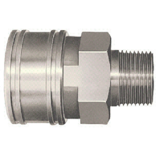 Nitto TSP耦合器，由钢制成，硝酸橡胶SG（NBR）（女性螺钉安装的插座）主要侧RC3/4（00844） 6TSM STEEL NBR