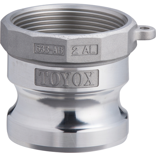 toyox camlock适配器女性线铝633-ab 1-1/2英寸al 633-AB-1-1/2-AL
