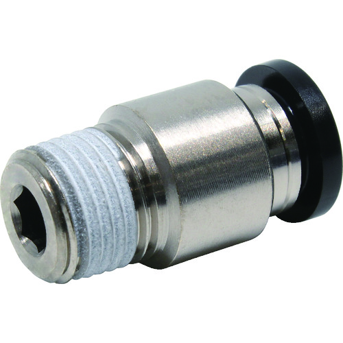 Pisco管拟合六边形线圈直管6连接直径R1/8 POC6-01