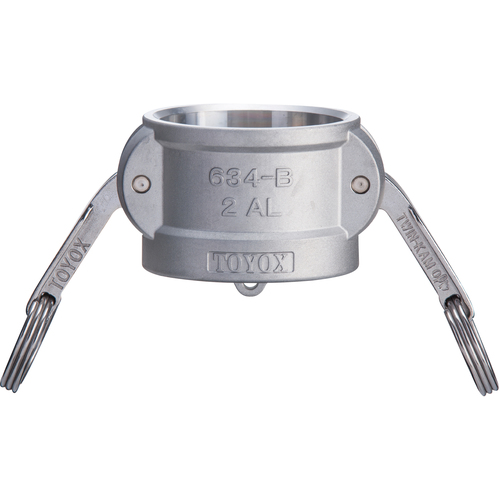 Toyox Camlock耦合器防尘帽铝634-B 1-1/2英寸AL 634-B-1-1/2-AL