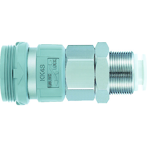 SMC S联轴器插座与一键管拟合分区类型 KK4S-08E