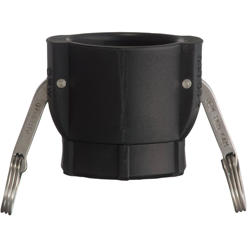 toyox camlock耦合器女螺纹树脂633-dB 1-1/2英寸PP 633-DB-1-1/2-PP