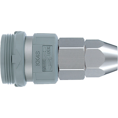 SMC S联轴器插座螺母管拟合类型（用于布料填充的尿烷软管） KK6S-110N