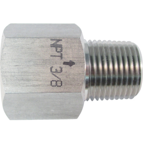 ASOH不锈钢转换器内部和外部插座外部NPT3/8 X内部PT3/8 NF-8433