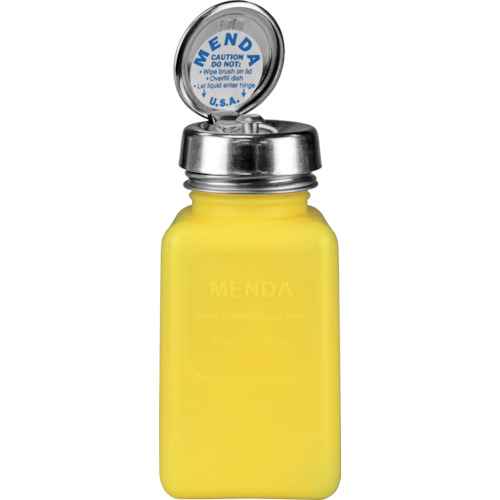 DESCO静电扩散瓶黄色纯触摸HDPE 180cc 35267