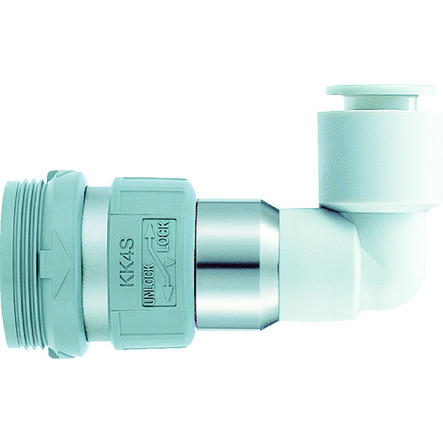 SMC S联轴器插座与一键管式肘部类型 KK4S-06L