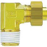 SMC插入管配件肘联合黄铜套筒12mm 3/8 KFL12B-03S