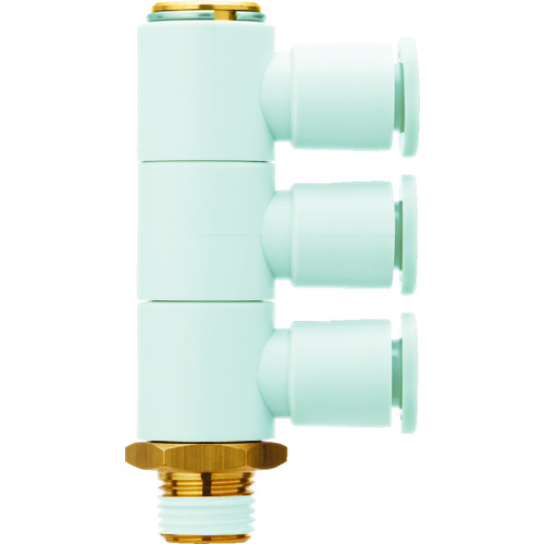 SMC One Touch Triple Universal肘肘 KQ2VT04-01AS1