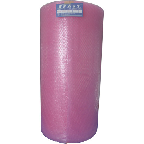 Mina气泡缓冲材料空气盖卷产品＃C70EP 4mm x 1200mm x 100m抗固定产品粉红色 ACC70EPX1200X100M