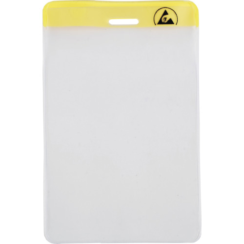 DESCO静电预防名牌持有人垂直类型68x111mm 35014