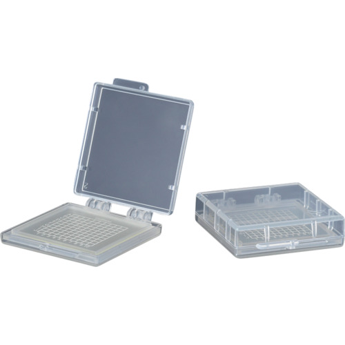 Exeal Precision设备传输盒凝胶基座2英寸透明扁平F7 L型10pcs GC00-16010