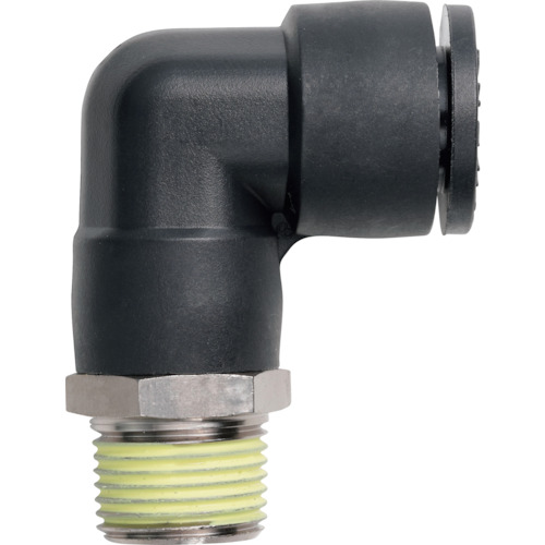 Junkosha一触式M系列肘12mm PT3/8 PLBM-12-PT3/8-PM