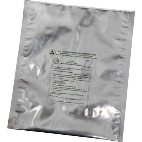 DESCO ESD袋，防潮，铝箔，IPC/JEDEC，0.1mm x 254mm x 508mm，数量100 13960