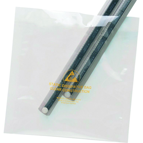 DESCO ESD袋，Statfree，透明，ZIP类型，127毫米x 203毫米，数量100 13881