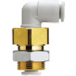 SMC一触管配件，舱壁肘，8mm KQ2LE08-00A