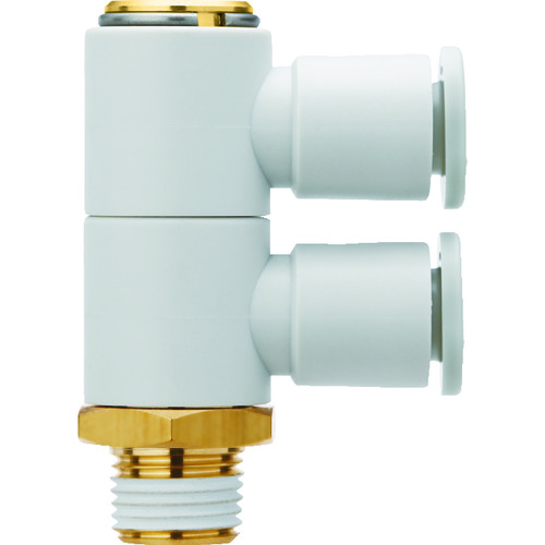 SMC One Touch Double Universal肘肘 KQ2VD06-01AS1