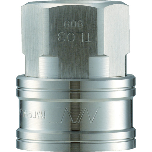 NACK快速耦合TL类型不锈钢男性螺钉安装插座R1 1/2 CTL12SF3