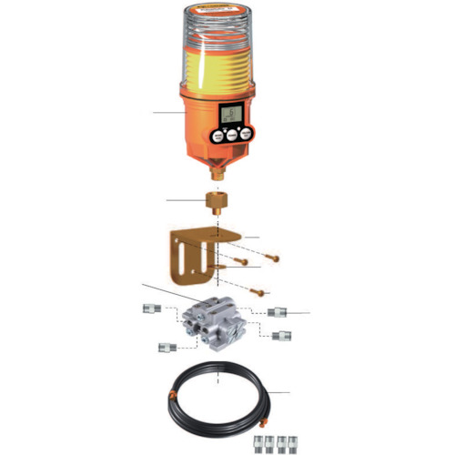 Pulsaruv多固化套件用于油脂（4个位置）自动加油器 1250MD-4RS