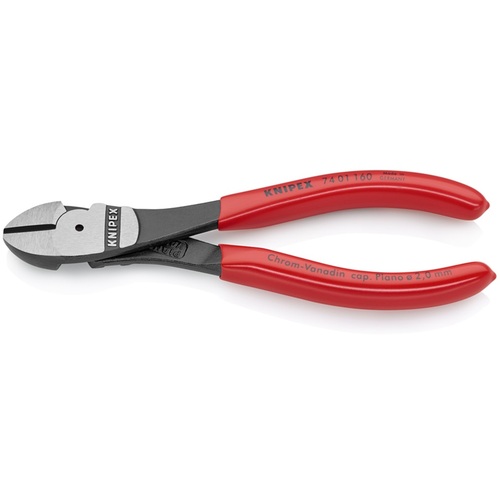 Knipex牢固的钳子塑料手柄160mm（SB商店显示包装规格） 7401-160SB