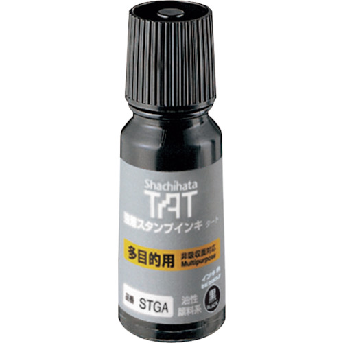 shachihata-强邮票墨水 - 牙垢多功能小瓶子 - 黑色 STGA-1-K