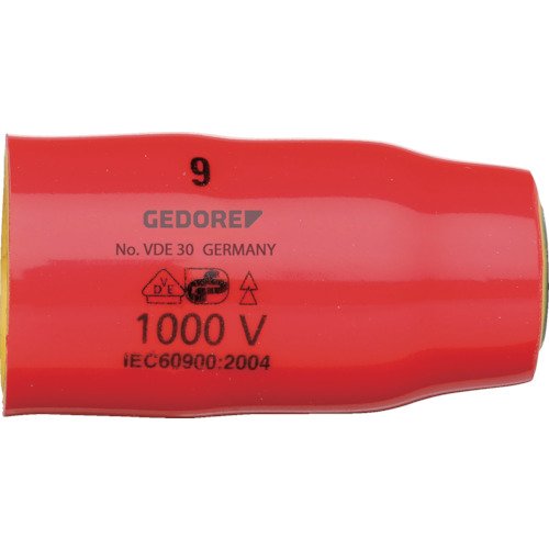 [有限的库存] Gedore [售罄并停产]绝缘插座3/8 20mm相对侧面 2946513