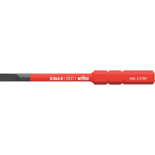 Wiha绝缘纤维杂种可更换位4.0mm 2831-10040