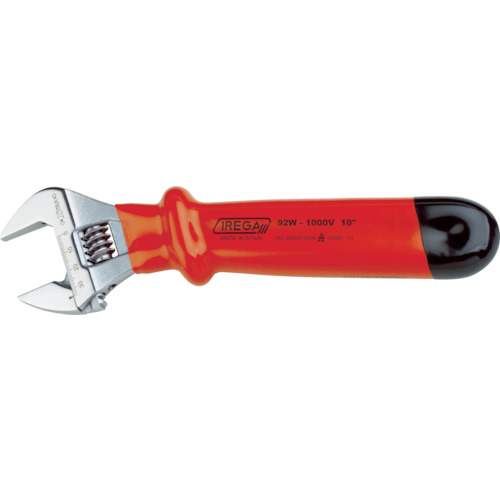 [有限的库存] IREGA [售罄并停产]隔热的猴子扳手92 259mm 92W-10-1000V
