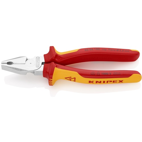 Knipex 1000V绝缘钳180mm 0206-180