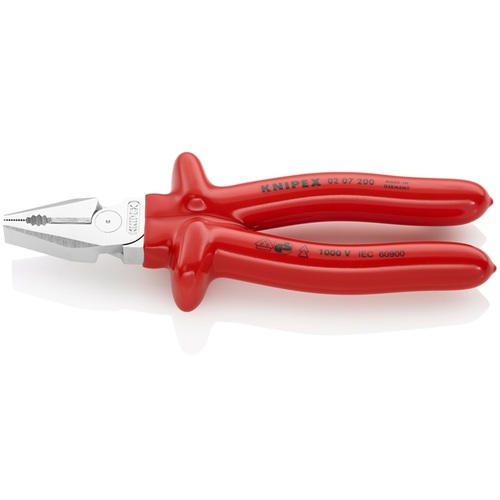 [有限的库存] Knipex绝缘质钳1000V绝缘型涂料手柄200mm 0207-200