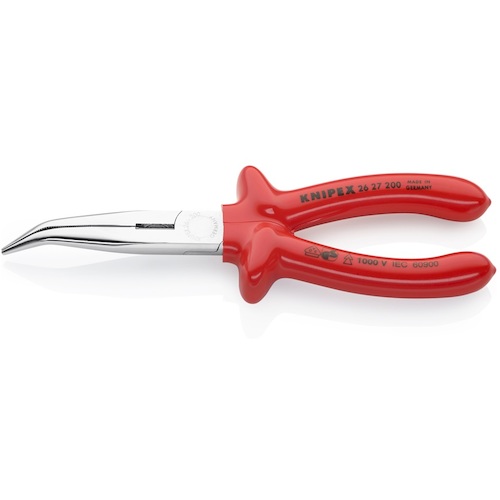 Knipex 2627-200绝缘40度尖端弯曲无线电钳1000V 2627-200