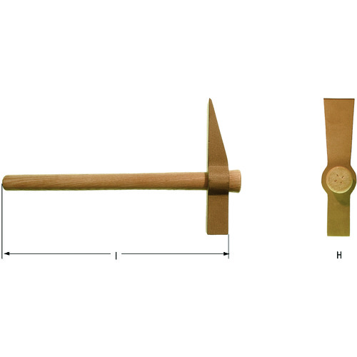 AMPCO瑞士爆炸锤砖头长165mm头直径25mm质量789g FN0600B