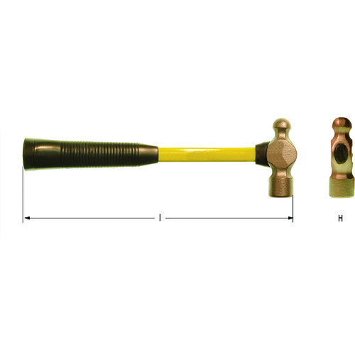 AMPCO瑞士爆炸锤球pean锤头长135mm头直径34mm质量1410g FD1006B