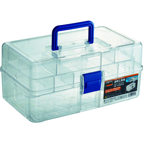 带有内板的Trusco透明工具箱 TCRBOXN