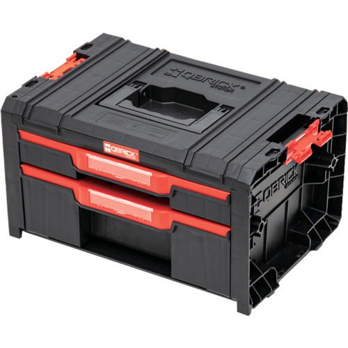QBRICK移动工具箱&ldquo; Qbrick Pro&rdquo;抽屉类型（2层） SKRQPROD2B2CZAPG003