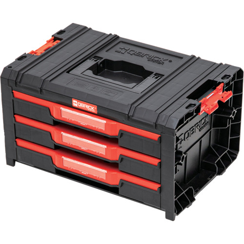 QBRICK移动工具箱&ldquo; Qbrick Pro&rdquo;抽屉类型（3层） SKRQPROD3B2CZAPG003