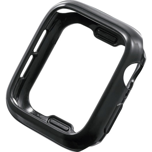Elecom Apple Watch 40mm软性保险杠黑色 AW-20SBPUBK