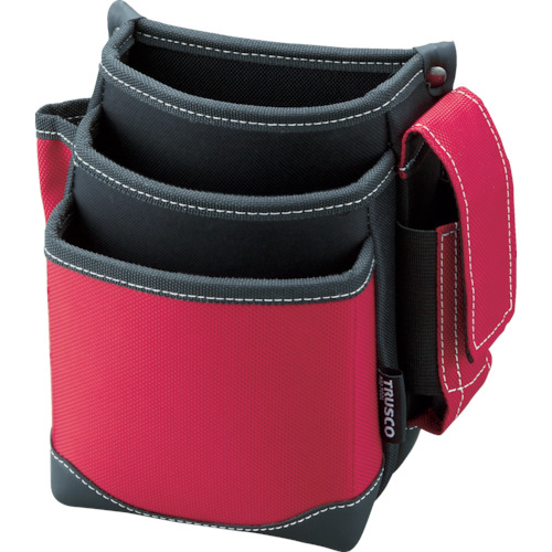 [有限的股票] Trusco [售罄并停产]腰包3层带手机持有人红色 TWP3-R