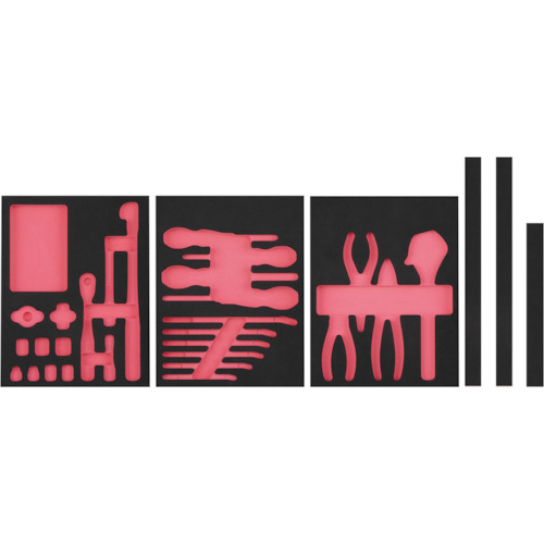 NEPROS下一个工具集（27件）托盘集（供应零件）宽度250 x深度310 x高30毫米 NTX1NA27AT2