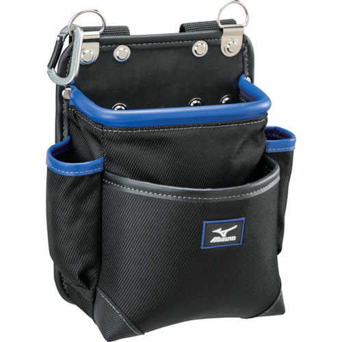 美津狗工具袋2层09黑色 F3JMH00609