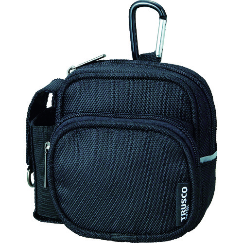 [有限的库存] Trusco [售罄并停产]紧凑的工具盒两宽口袋黑色 TCTC1802-BK