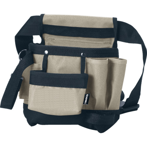 Trusco工具包工具皮套5口袋黑色 TTH-200-BK