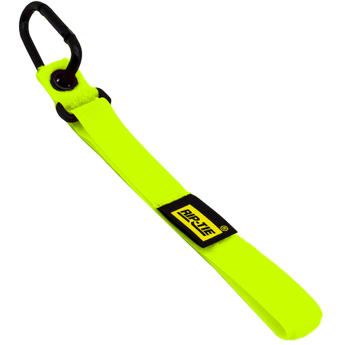 带孔孔的RIP-tie携带胶带支架19mm x 406mm 1片霓虹灯黄色 CT-A-NY